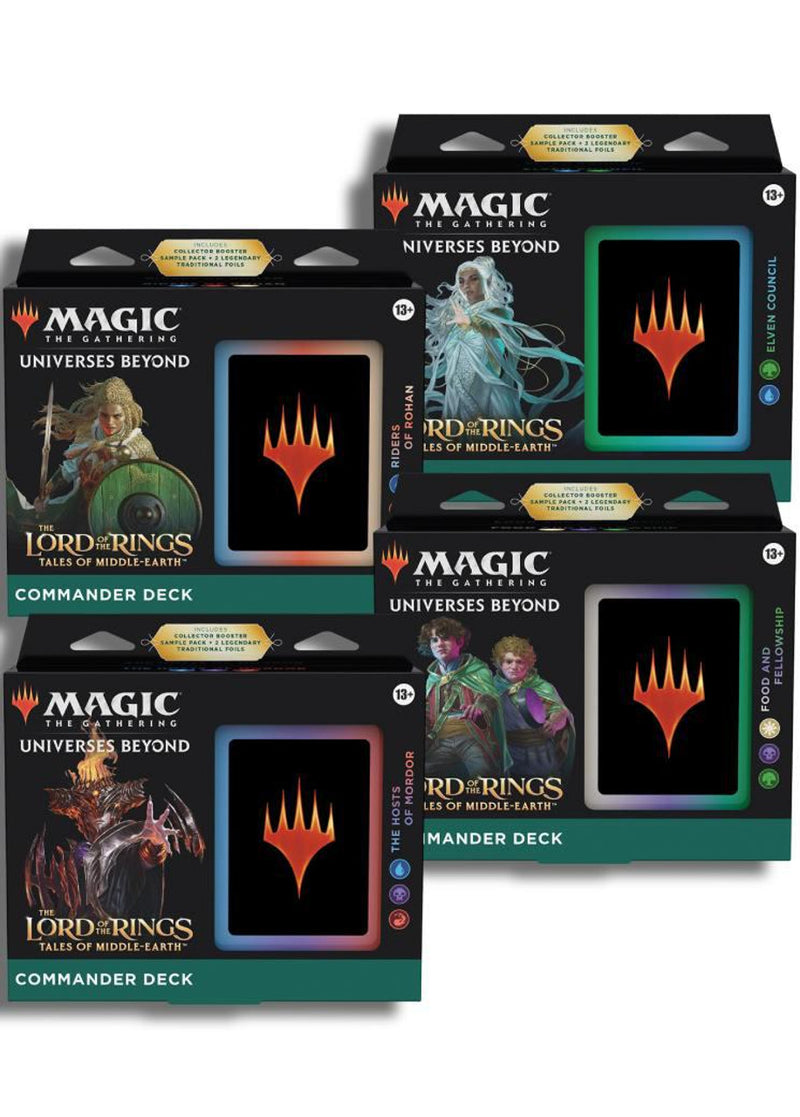 The Lord of the Rings: Tales of Middle-earth: Commander - Set of 4 Decks