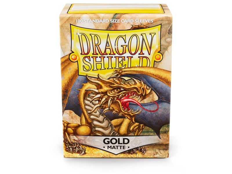 Dragon Shield Matte Gold Sleeves 100ct