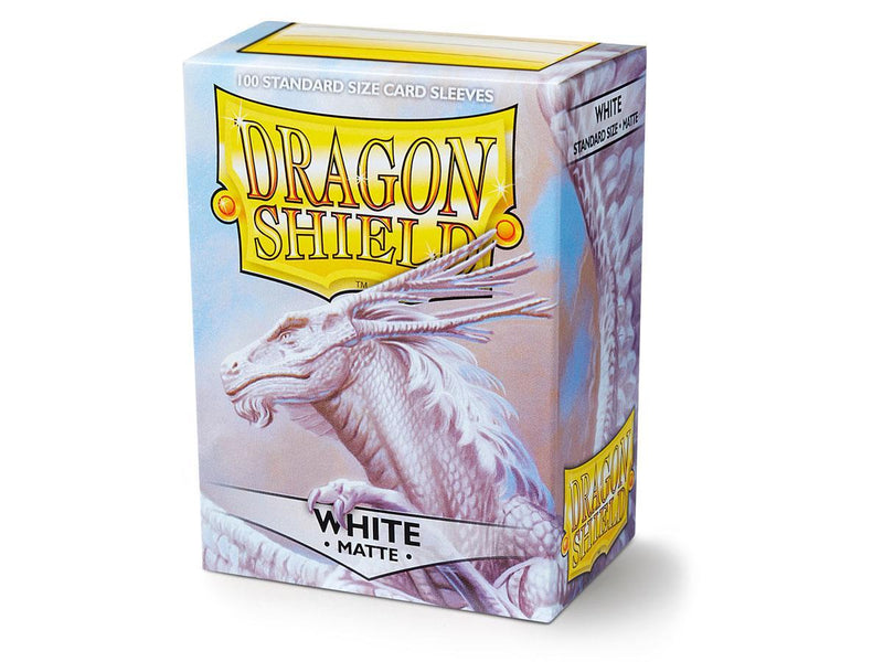 Dragon Shield Matte White Sleeves 100ct