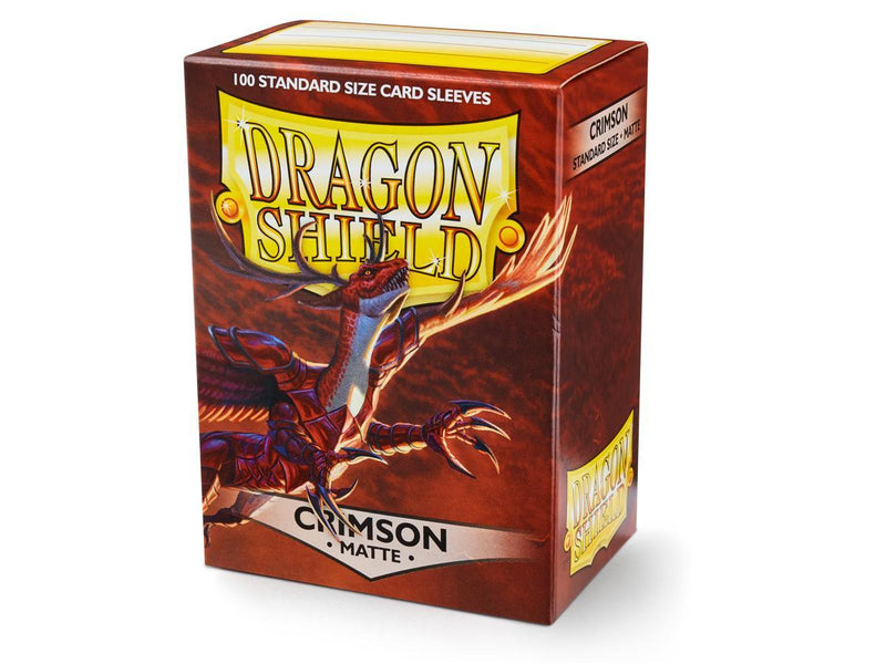 Dragon Shield Matte Crimson 100ct