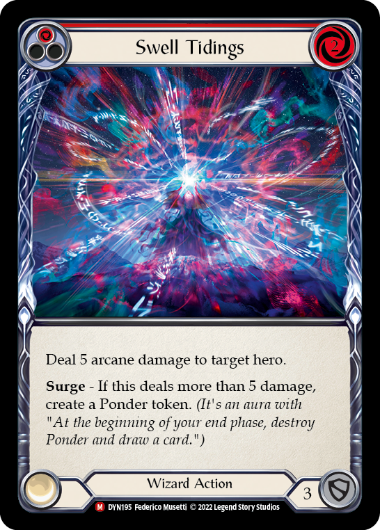 Swell Tidings [DYN195] (Dynasty)  Rainbow Foil - Waypoint Games CA