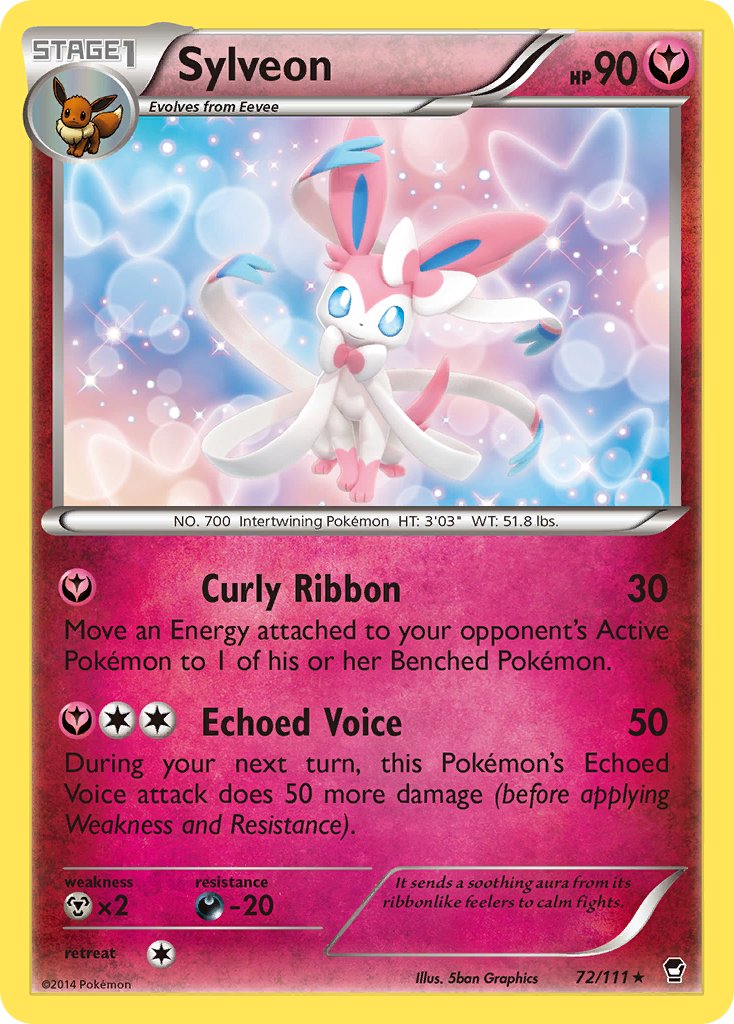 Sylveon (72/111) (Theme Deck Exclusive) [XY: Furious Fists] - Waypoint Games CA