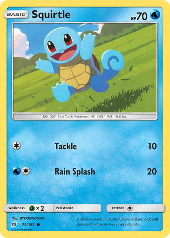Squirtle (23/181) [Sun & Moon: Team Up] - Waypoint Games CA