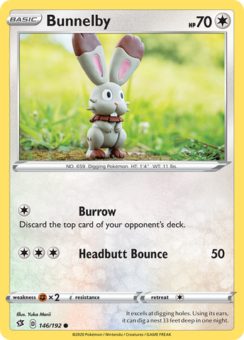 Bunnelby (146/192) [Sword & Shield: Rebel Clash] - Waypoint Games CA