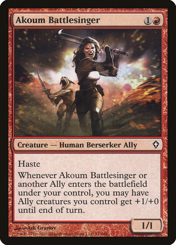 Akoum Battlesinger [Worldwake] - Waypoint Games CA