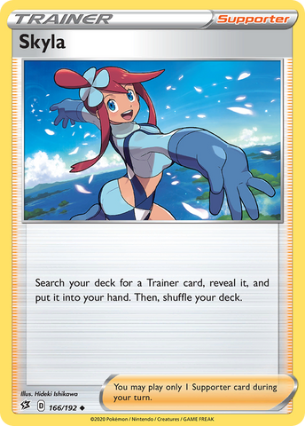 Skyla (166/192) [Sword & Shield: Rebel Clash] - Waypoint Games CA