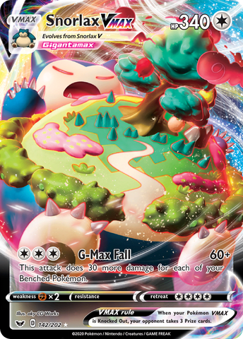 Snorlax VMAX (142/202) [Sword & Shield: Base Set] - Waypoint Games CA