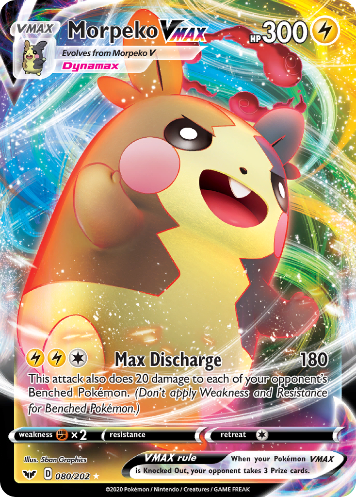 Morpeko VMAX (080/202) [Sword & Shield: Base Set] - Waypoint Games CA