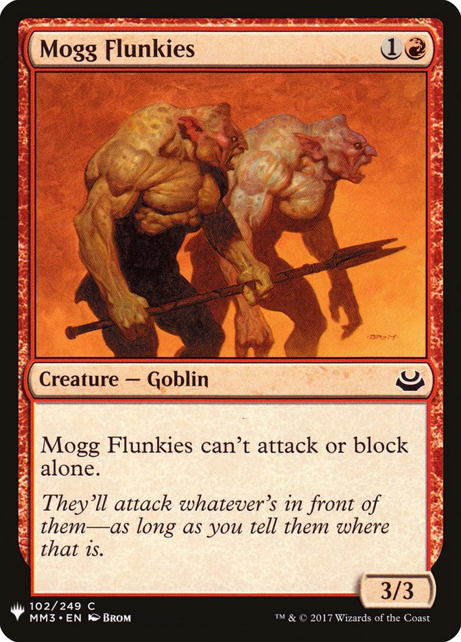 Mogg Flunkies [Mystery Booster] - Waypoint Games CA