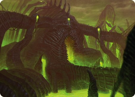 The Dross Pits Art Card [Phyrexia: All Will Be One Art Series] - Waypoint Games CA