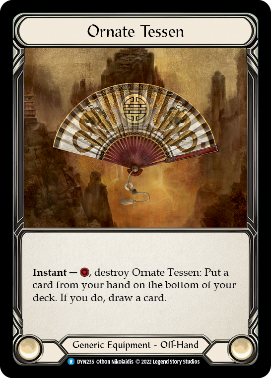 Ornate Tessen [DYN235] (Dynasty)  Rainbow Foil - Waypoint Games CA