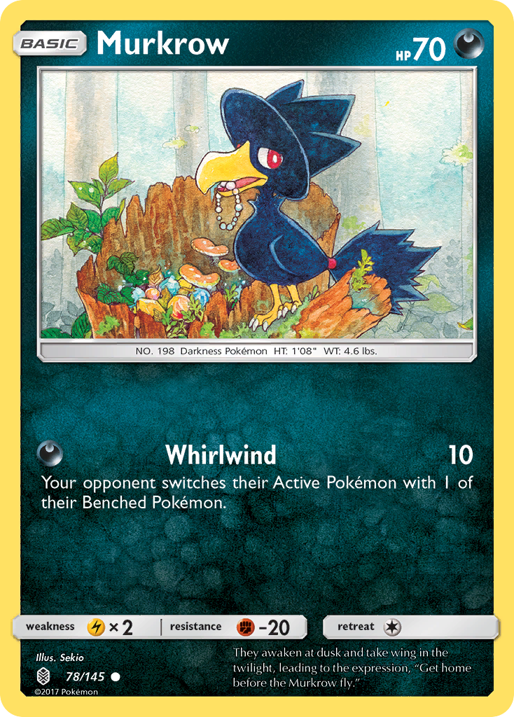 Murkrow (78/145) [Sun & Moon: Guardians Rising] - Waypoint Games CA