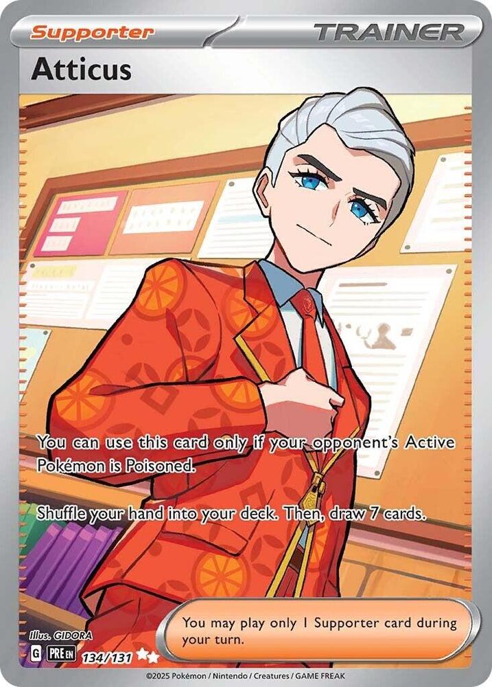 Atticus (134/131) [Scarlet & Violet: Prismatic Evolutions] - Waypoint Games CA