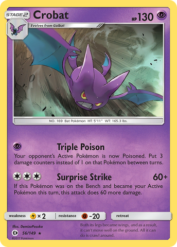 Crobat (56/149) [Sun & Moon: Base Set] - Waypoint Games CA
