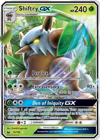 Shiftry GX (14/168) [Sun & Moon: Celestial Storm] - Waypoint Games CA