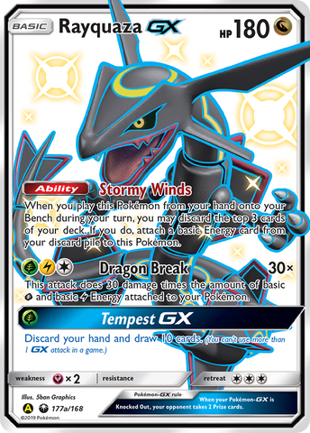 Rayquaza GX (177a/168) [Alternate Art Promos] - Waypoint Games CA