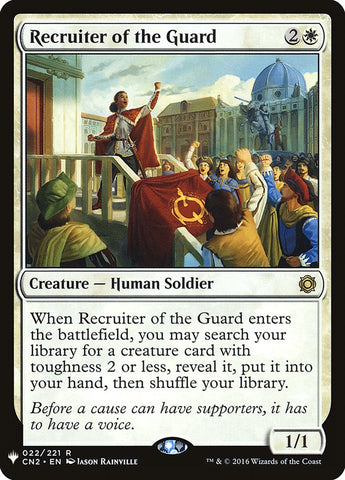 Recruiter of the Guard [Mystery Booster] - Waypoint Games CA