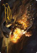 Vanish into Eternity Art Card (Gold-Stamped Signature) [Phyrexia: All Will Be One Art Series] - Waypoint Games CA