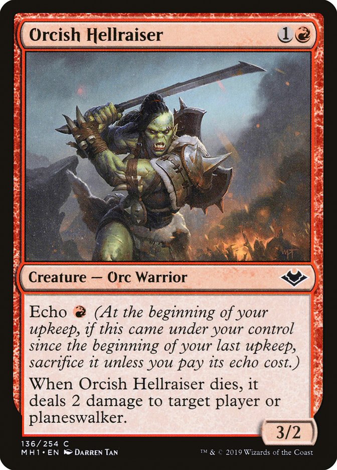 Orcish Hellraiser [Modern Horizons]