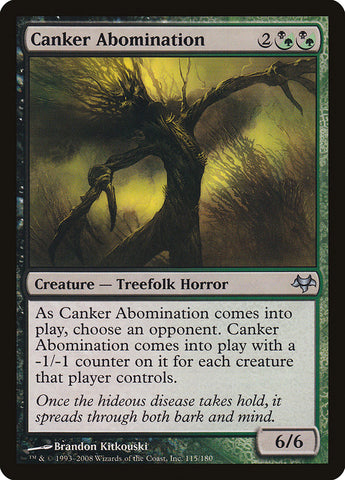 Canker Abomination [Eventide] - Waypoint Games CA