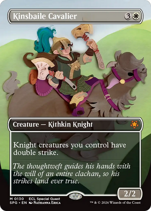 Kinsbaile Cavalier (Borderless) [Lorwyn Eclipsed Special Guests]