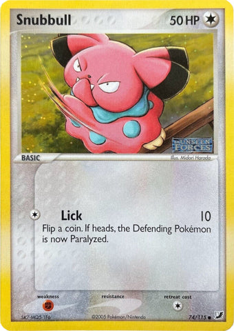 Snubbull (74/115) (Stamped) [EX: Unseen Forces] - Waypoint Games CA