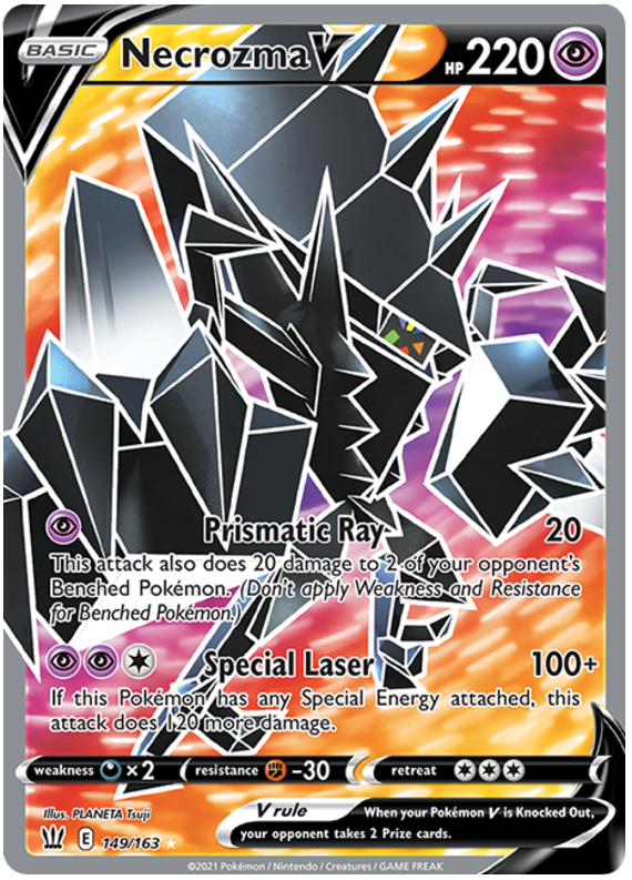 Necrozma V (149/163) [Sword & Shield: Battle Styles] - Waypoint Games CA
