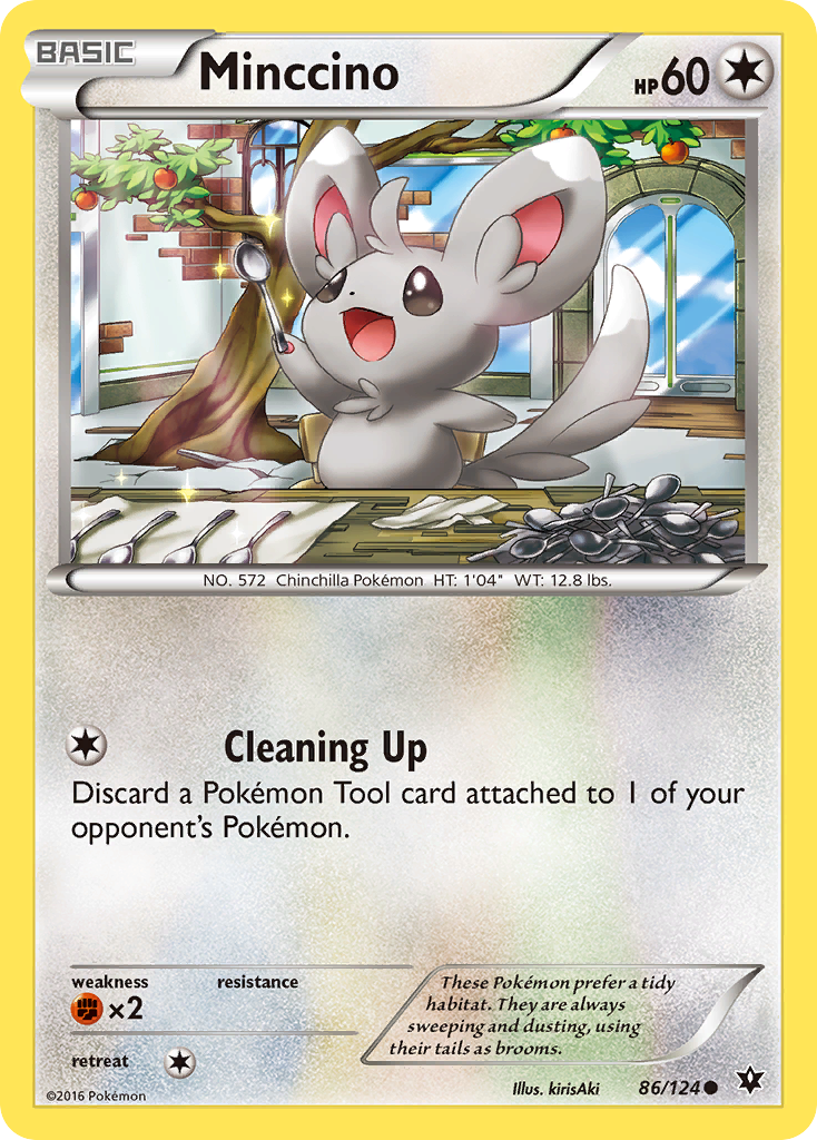 Minccino (86/124) [XY: Fates Collide] - Waypoint Games CA