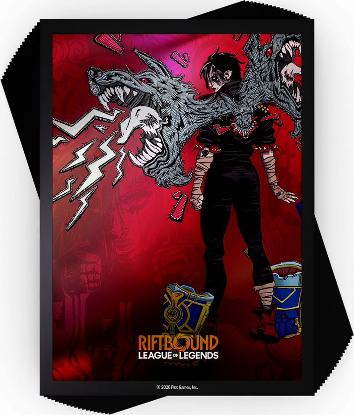 Riftbound: League of Legends TCG Art Sleeves - Standard Size - 100ct - Unleashed - Vi, Piltover Enforcer