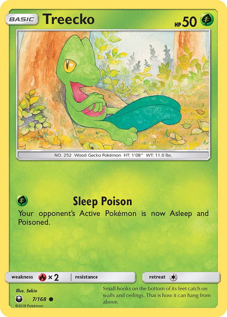Treecko (7/168) [Sun & Moon: Celestial Storm] - Waypoint Games CA