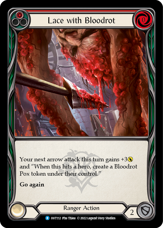 Lace with Bloodrot (Red) [OUT112] (Outsiders) - Waypoint Games CA