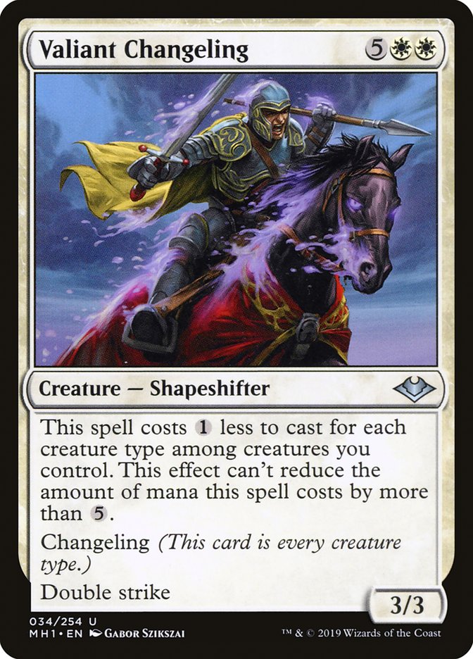 Valiant Changeling [Modern Horizons]