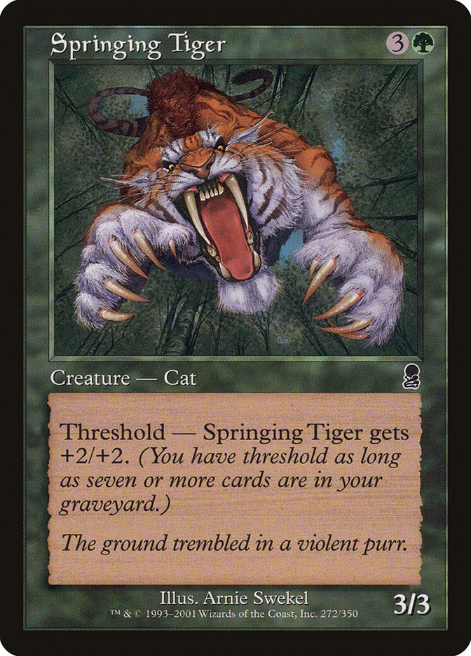 Springing Tiger [Odyssey] - Waypoint Games CA