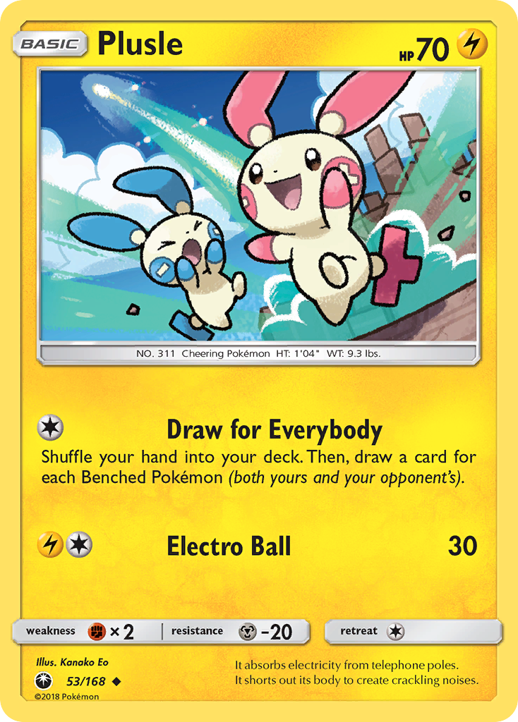 Plusle (53/168) [Sun & Moon: Celestial Storm] - Waypoint Games CA
