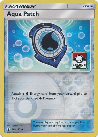 Aqua Patch (119/145) (League Promo) [Sun & Moon: Guardians Rising] - Waypoint Games CA