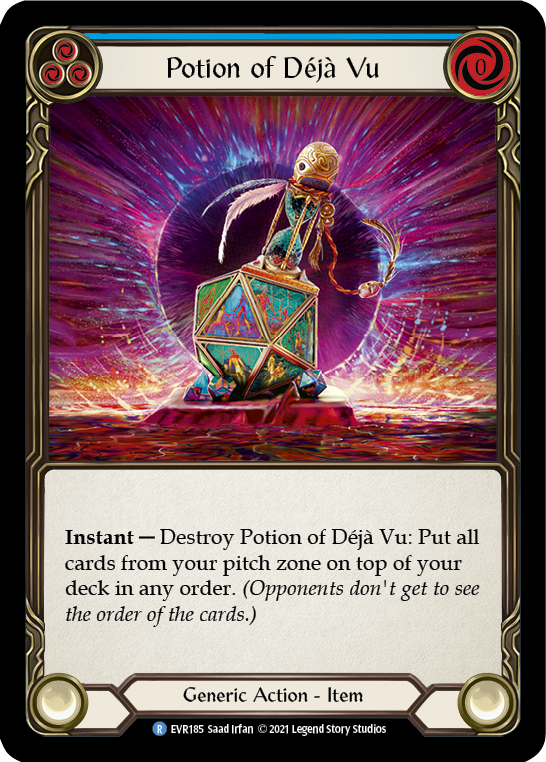 Potion of Deja Vu [EVR185] (Everfest)  1st Edition Cold Foil - Waypoint Games CA