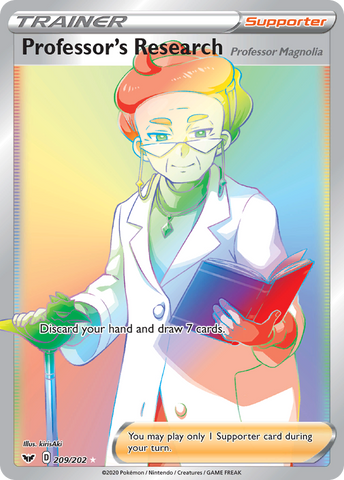 Professor's Research (209/202) [Sword & Shield: Base Set] - Waypoint Games CA