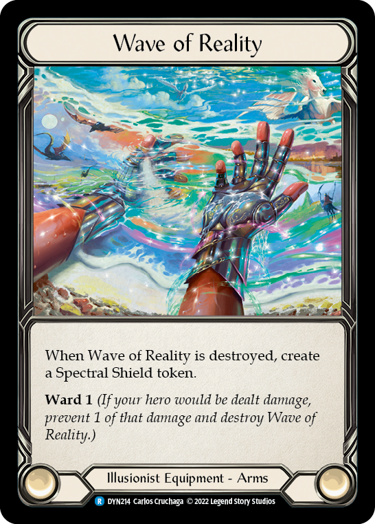 Wave of Reality [DYN214] (Dynasty)  Rainbow Foil - Waypoint Games CA