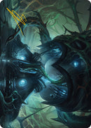 Expand the Sphere Art Card (Gold-Stamped Signature) [Phyrexia: All Will Be One Art Series] - Waypoint Games CA
