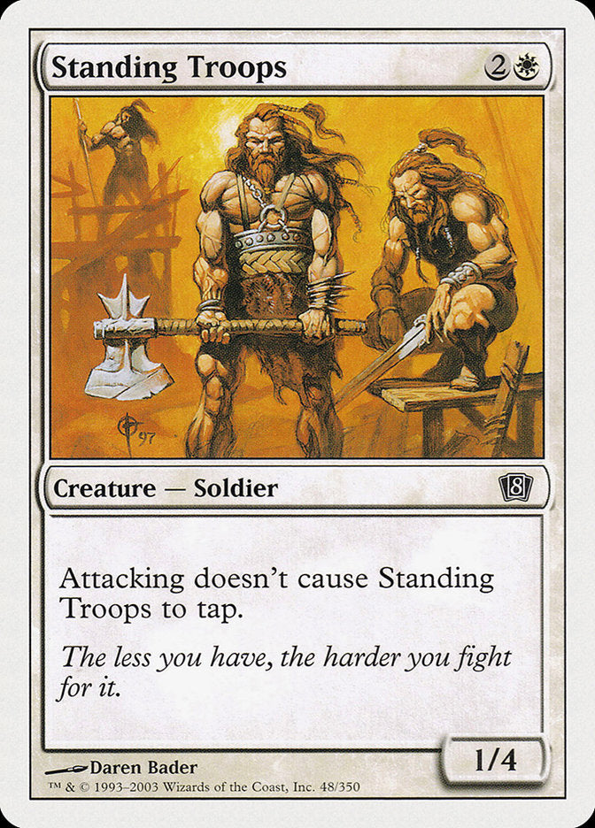 Standing Troops [Eighth Edition] - Waypoint Games CA