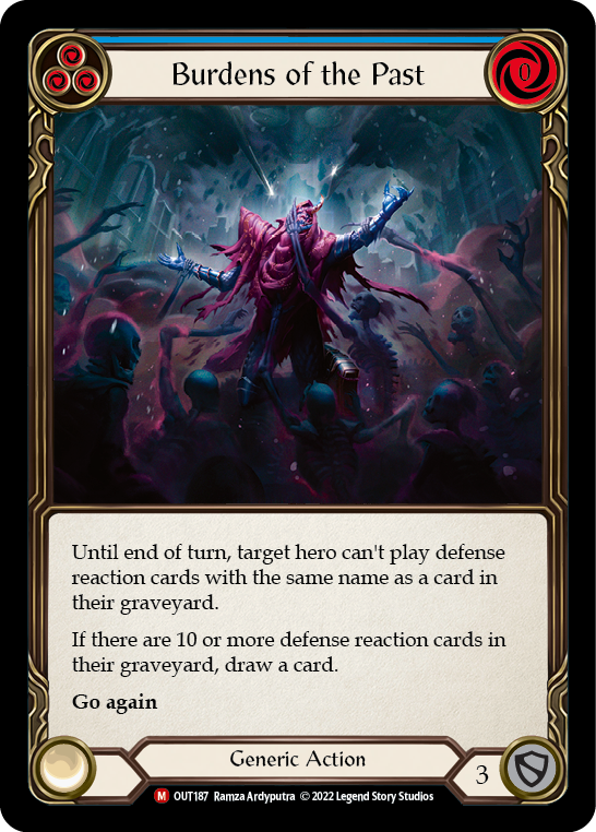 Burdens of the Past [OUT187] (Outsiders)  Rainbow Foil - Waypoint Games CA