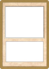 2002 World Championship Blank Card [World Championship Decks 2002]