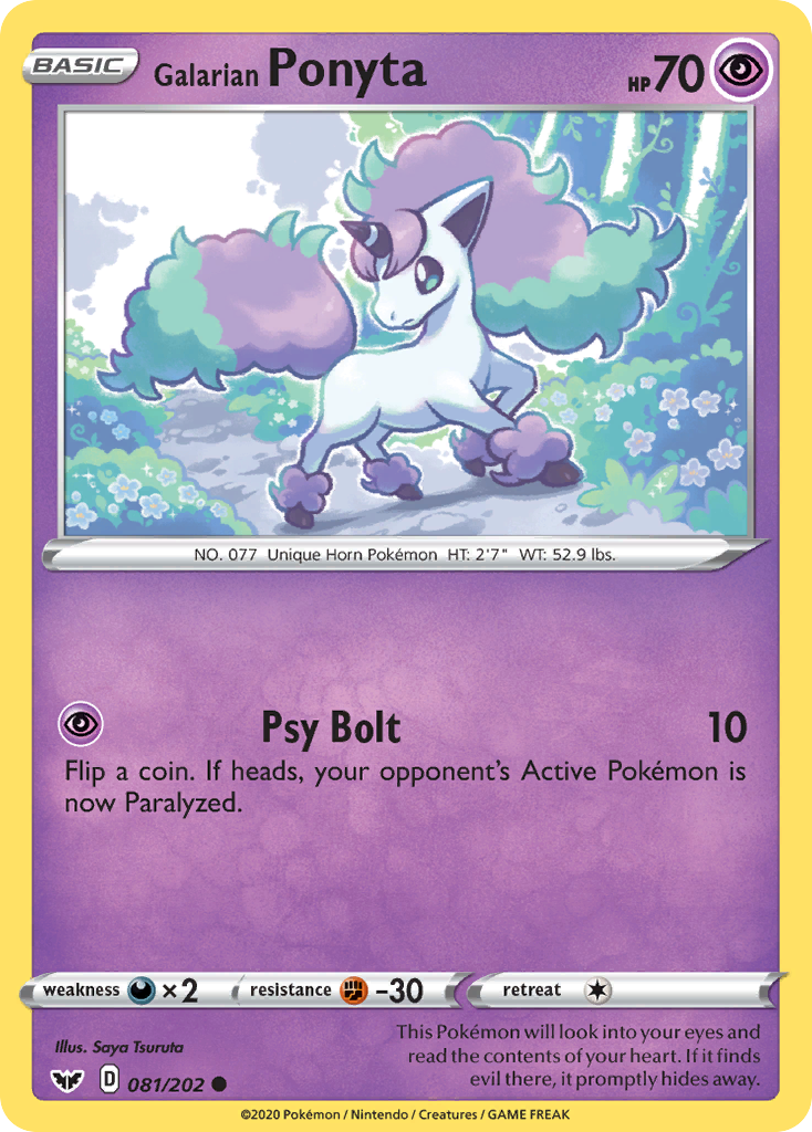 Galarian Ponyta (081/202) [Sword & Shield: Base Set] - Waypoint Games CA