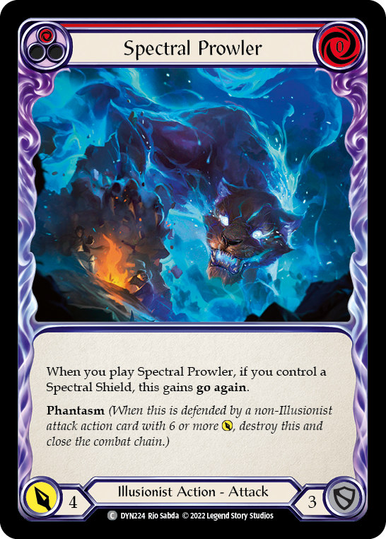 Spectral Prowler (Red) [DYN224] (Dynasty) - Waypoint Games CA