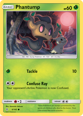 Phantump (6/145) [Sun & Moon: Guardians Rising] - Waypoint Games CA