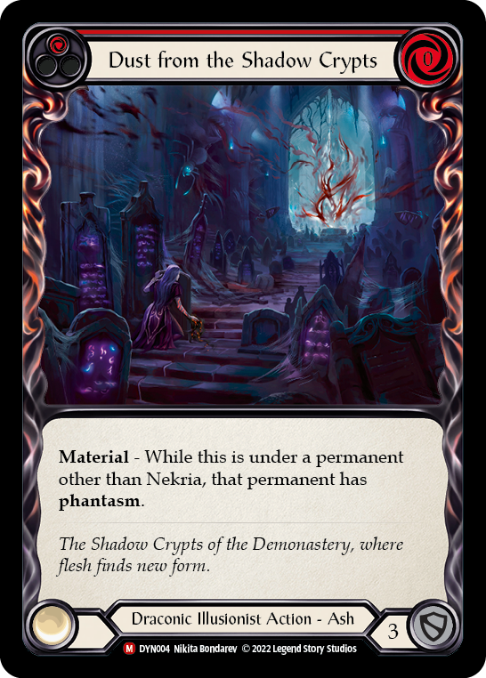 Dust from the Shadow Crypts [DYN004] (Dynasty)  Rainbow Foil - Waypoint Games CA