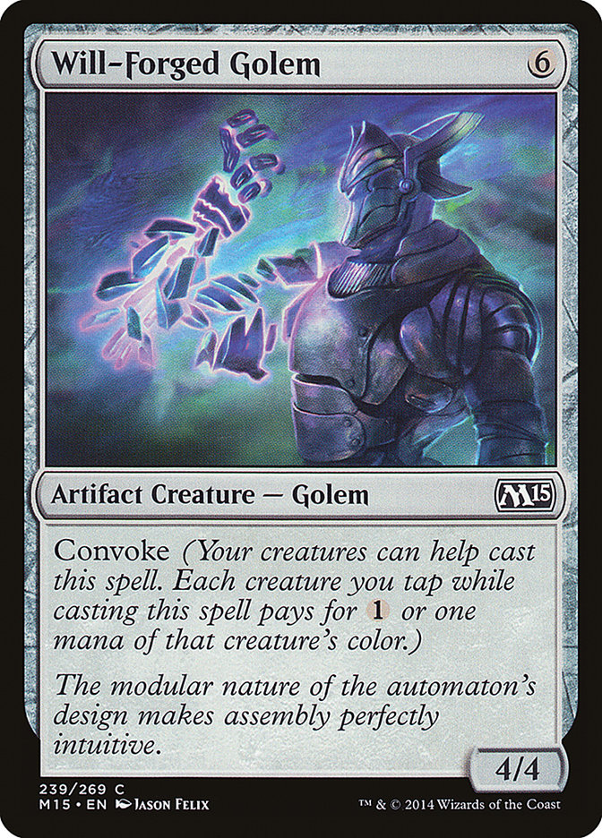 Will-Forged Golem [Magic 2015] - Waypoint Games CA