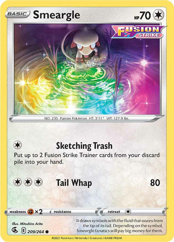 Smeargle (209/264) [Sword & Shield: Fusion Strike] - Waypoint Games CA