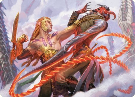 Tyvar's Stand Art Card [Phyrexia: All Will Be One Art Series] - Waypoint Games CA