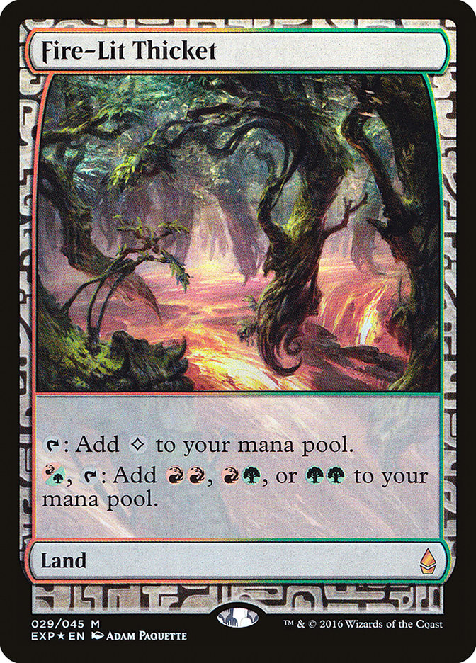 Fire-Lit Thicket [Zendikar Expeditions] - Waypoint Games CA